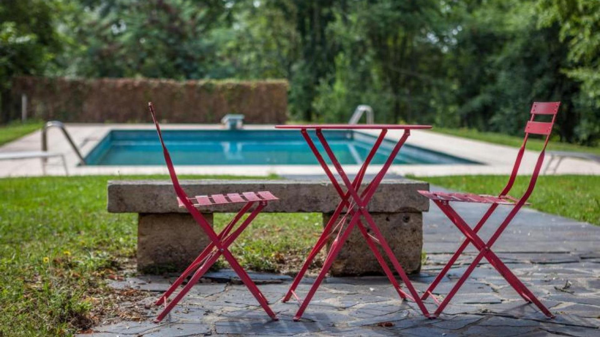 Domaine La Tuilerie Panzió Guîtres Kültér fotó